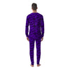 Purple Camouflage Dark Print Men's Pajamas-grizzshop