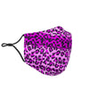 Purple Cheetah Leopard Pattern Print Face Mask-grizzshop