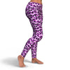 Purple Cheetah Leopard Pattern Print Pattern Women Leggings-grizzshop