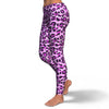 Purple Cheetah Leopard Pattern Print Pattern Women Leggings-grizzshop