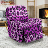 Purple Cheetah Leopard Pattern Print Recliner Cover-grizzshop