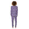 Purple Cow Print Pattern Women's Pajamas-grizzshop