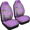 Purple Dinosaurs Universal Fit Car Seat Covers-grizzshop