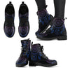 Purple Dreamcatcher Women's Leather Boots-grizzshop