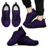 Purple Egg Skin Dragon Pattern Print Black Sneaker Shoes For Men Women-grizzshop