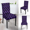 Purple Egg Skin Dragon Pattern Print Chair Cover-grizzshop