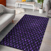Purple Egg Skin Dragon Pattern Print Floor Mat-grizzshop