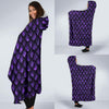 Purple Egg Skin Dragon Pattern Print Hooded Blanket-grizzshop