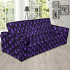 Purple Egg Skin Dragon Pattern Print Sofa Covers-grizzshop