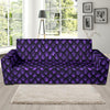 Purple Egg Skin Dragon Pattern Print Sofa Covers-grizzshop