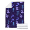 Purple Fairy Pattern Print Blanket-grizzshop