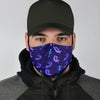 Purple Fairy Pattern Print Face Mask-grizzshop