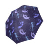 Purple Fairy Pattern Print Foldable Umbrella-grizzshop