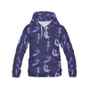 Purple Fairy Pattern Print Men Pullover Hoodie-grizzshop