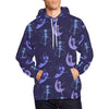 Purple Fairy Pattern Print Men Pullover Hoodie-grizzshop