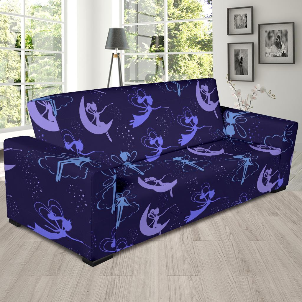 Purple Fairy Pattern Print Sofa Covers-grizzshop