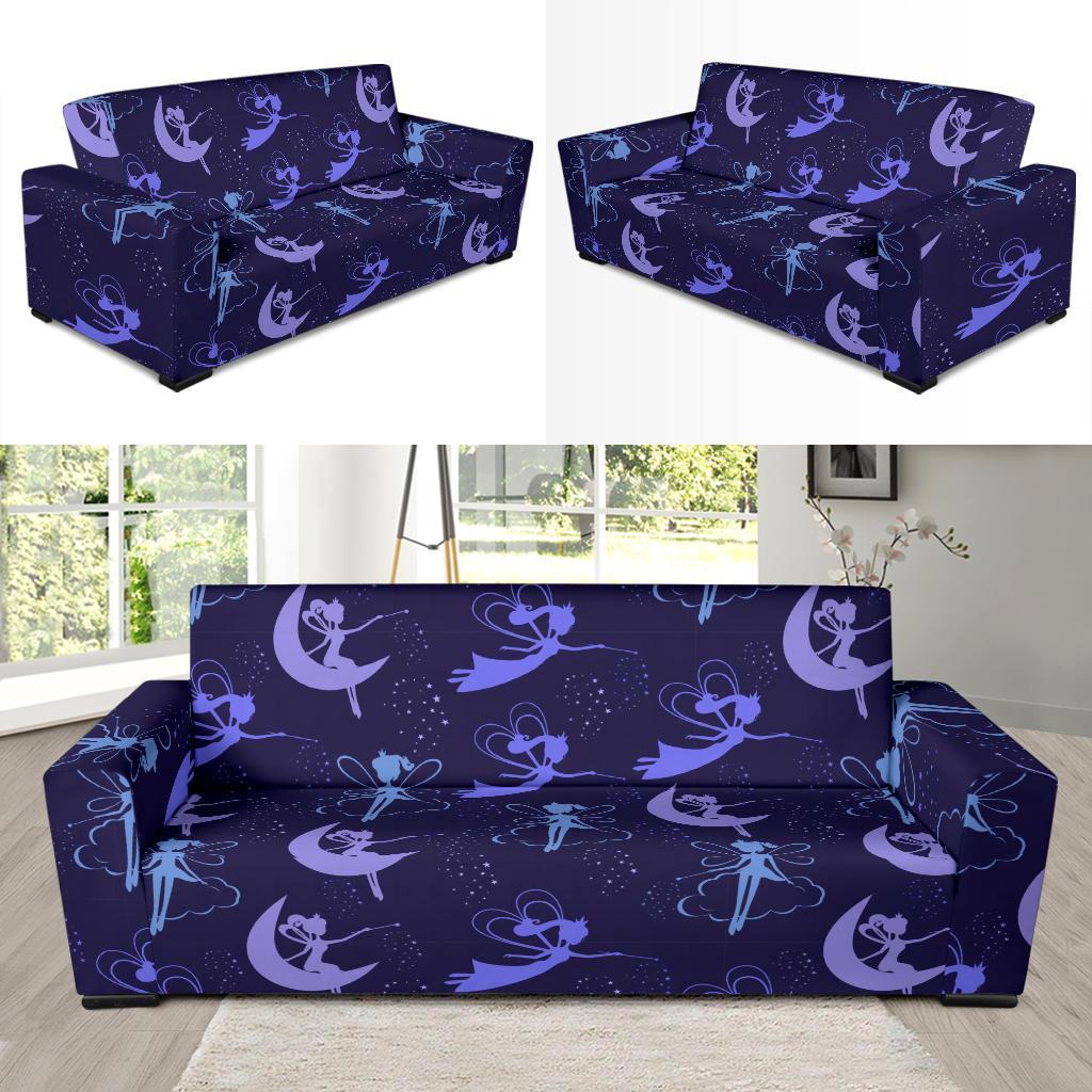 Purple Fairy Pattern Print Sofa Covers-grizzshop