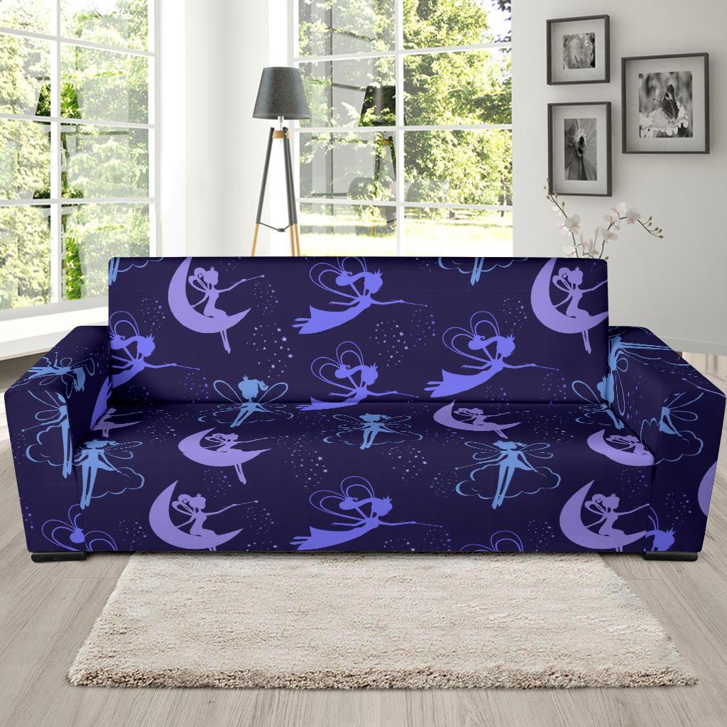 Purple Fairy Pattern Print Sofa Covers-grizzshop