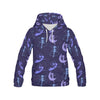 Purple Fairy Pattern Print Women Pullover Hoodie-grizzshop