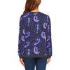 Purple Fairy Pattern Print Women's Sweatshirt-grizzshop