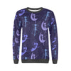 Purple Fairy Pattern Print Women's Sweatshirt-grizzshop