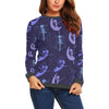 Purple Fairy Pattern Print Women's Sweatshirt-grizzshop