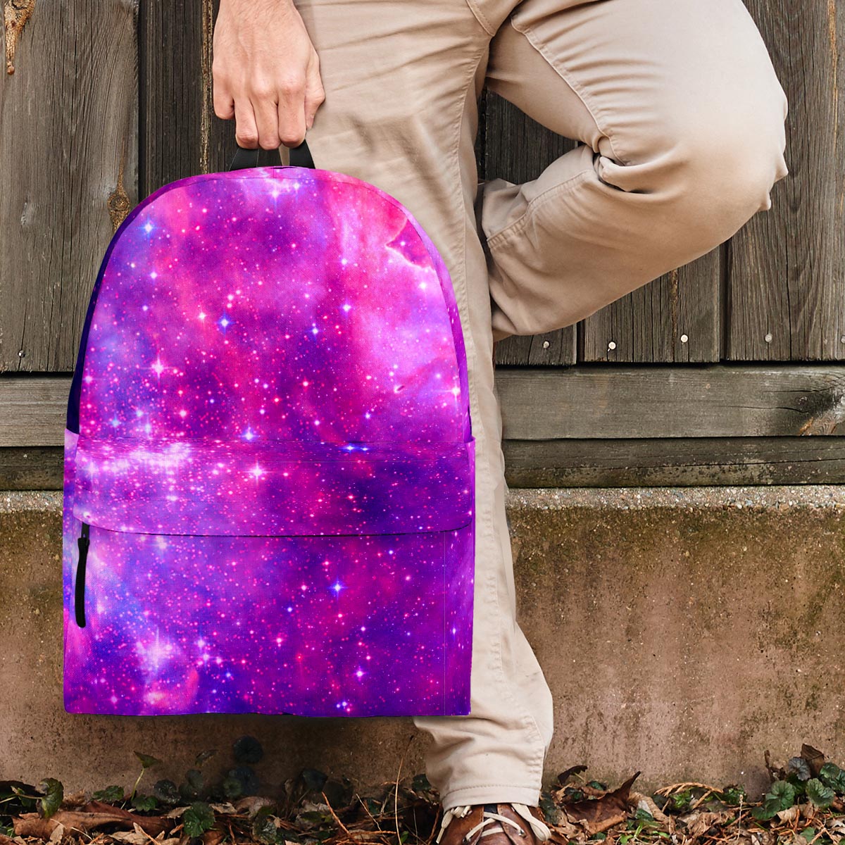 Purple Galaxy Space Backpack-grizzshop