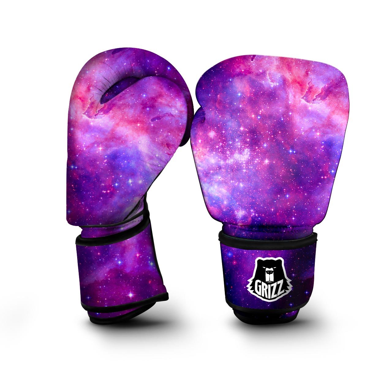 Purple Galaxy Space Boxing Gloves-grizzshop