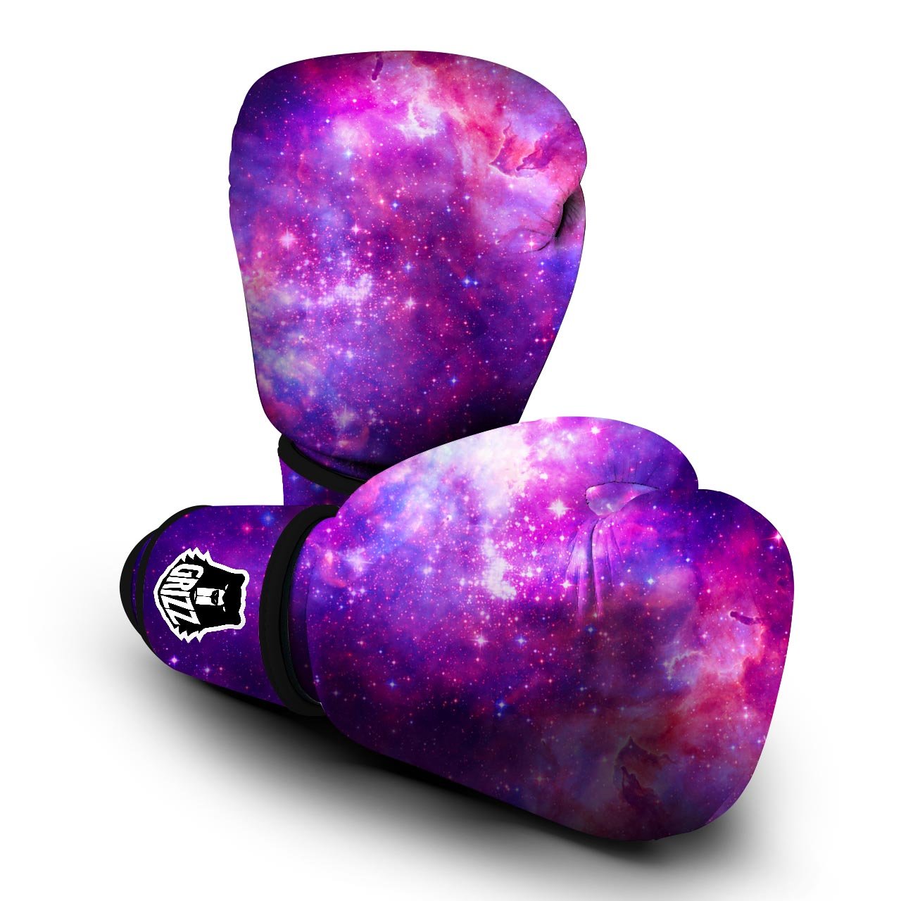 Purple Galaxy Space Boxing Gloves-grizzshop