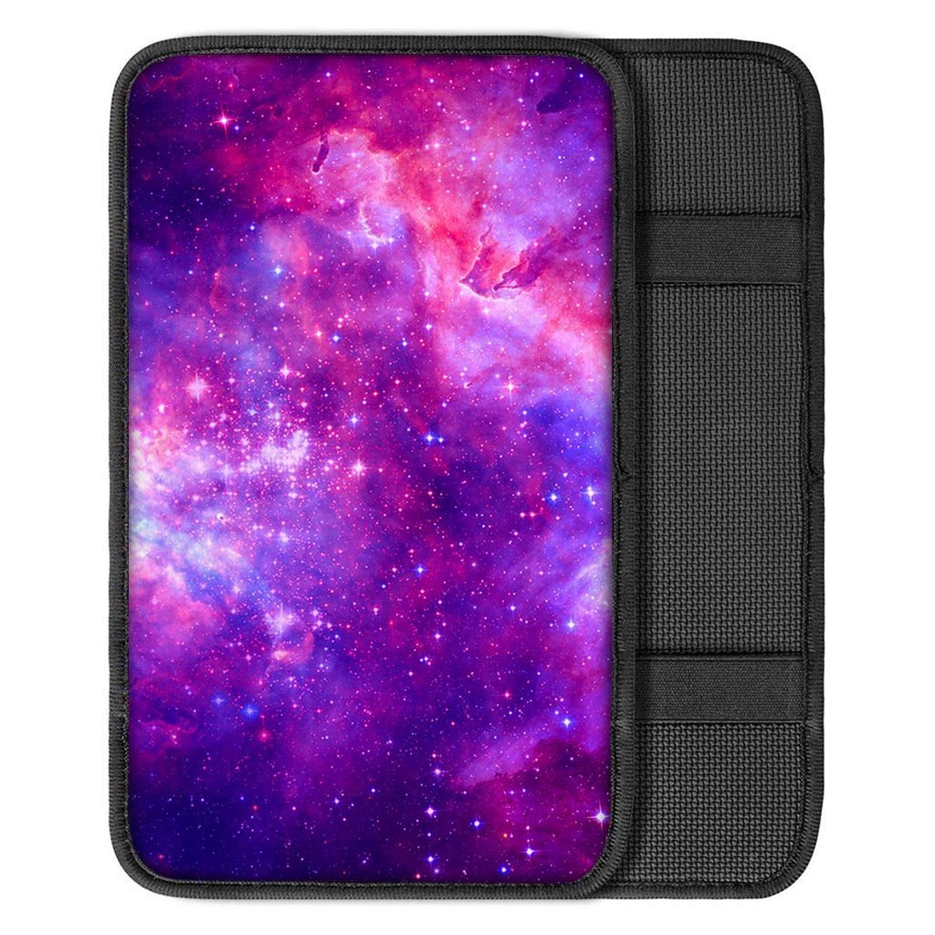 Purple Galaxy Space Car Console Cover-grizzshop