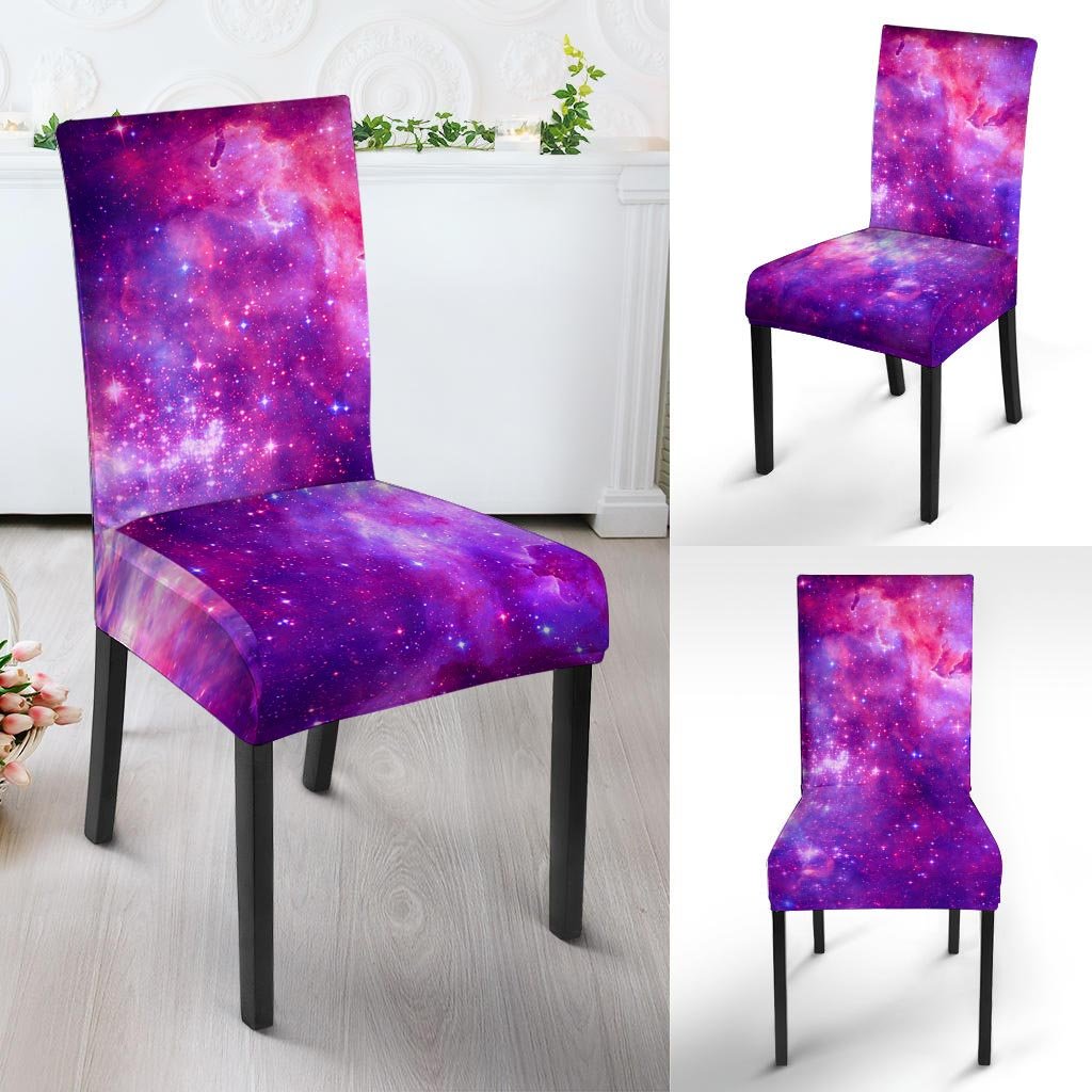Purple Galaxy Space Chair Cover-grizzshop