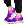 Purple Galaxy Space Men's Sneakers-grizzshop