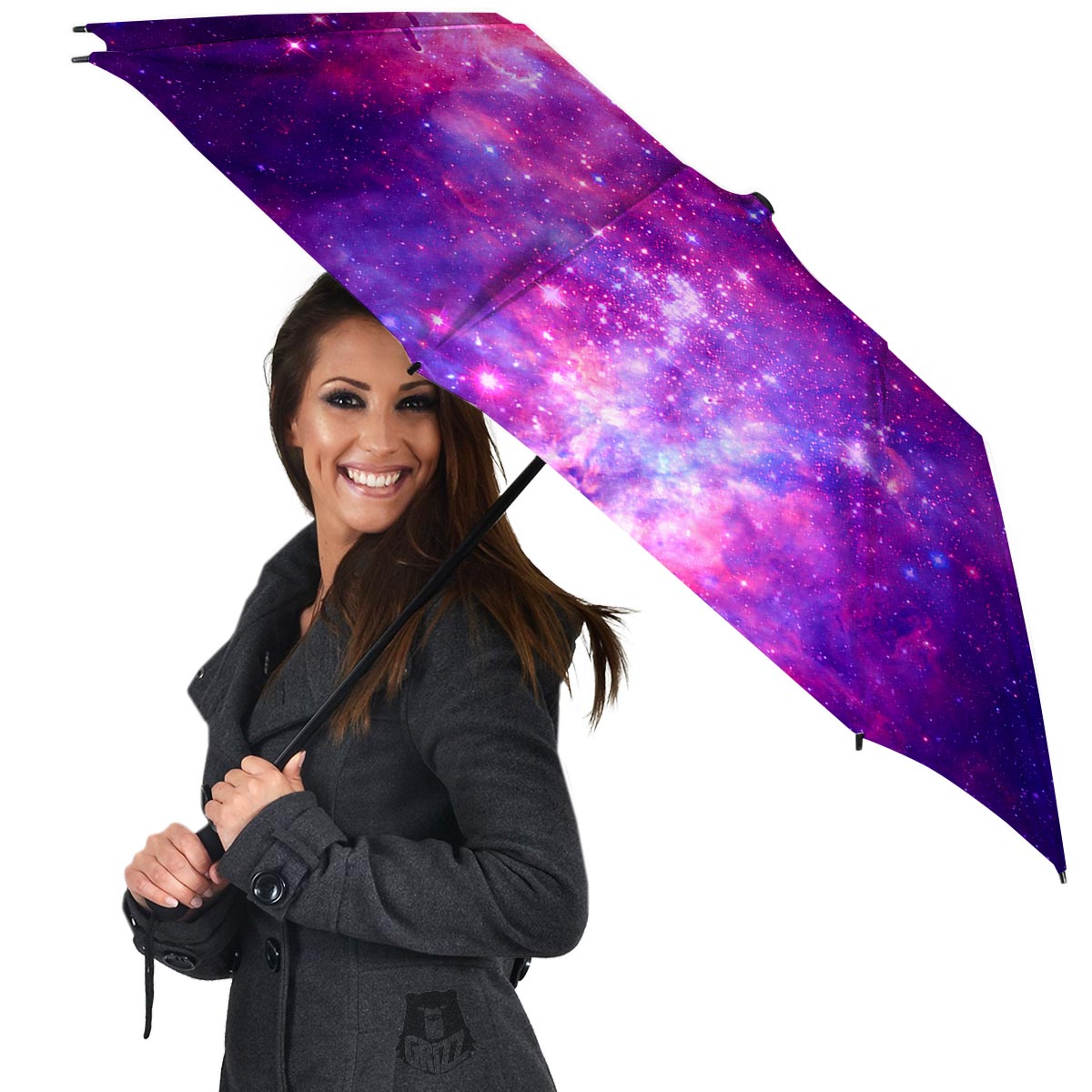 Purple Galaxy Space Umbrella-grizzshop