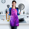 Purple Galaxy Space Women's Apron-grizzshop