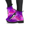 Purple Galaxy Space Women's Boots-grizzshop