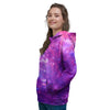 Purple Galaxy Space Women's Hoodie-grizzshop