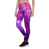 Purple Galaxy Space Women's Leggings-grizzshop