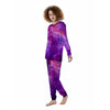 Purple Galaxy Space Women's Pajamas-grizzshop