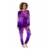 Purple Galaxy Space Women's Pajamas-grizzshop