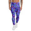 Purple Headphones Print Pattern Men's Leggings-grizzshop