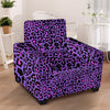 Purple Leopard Armchair Cover-grizzshop