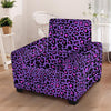 Purple Leopard Armchair Cover-grizzshop