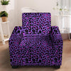 Purple Leopard Armchair Cover-grizzshop