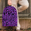 Purple Leopard Backpack-grizzshop