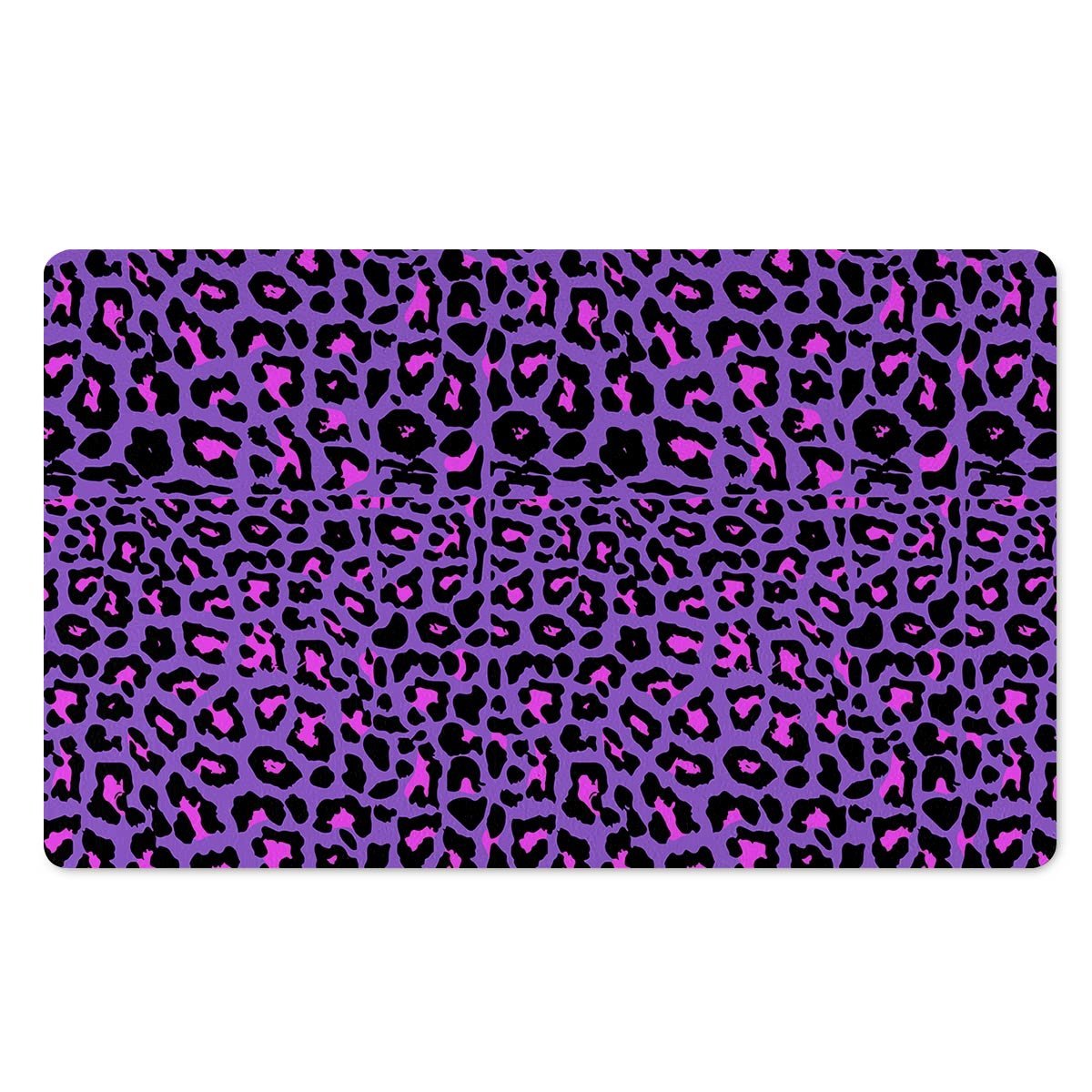 Purple Leopard Door Mat-grizzshop