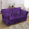 Purple Leopard Loveseat Cover-grizzshop