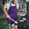 Purple Leopard Men's Apron-grizzshop