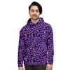 Purple Leopard Men's Hoodie-grizzshop