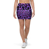 Purple Leopard Mini Skirt-grizzshop