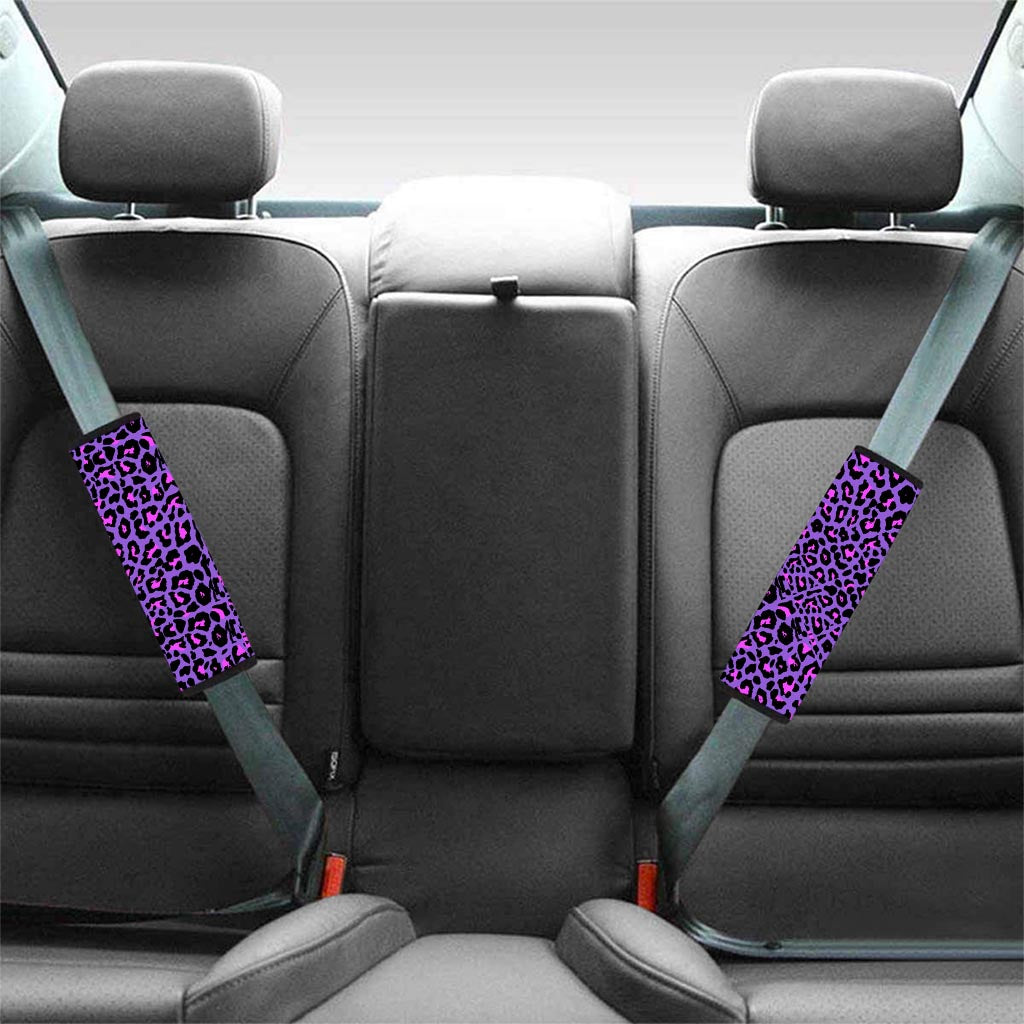 Purple Leopard Seat Belt Cover-grizzshop